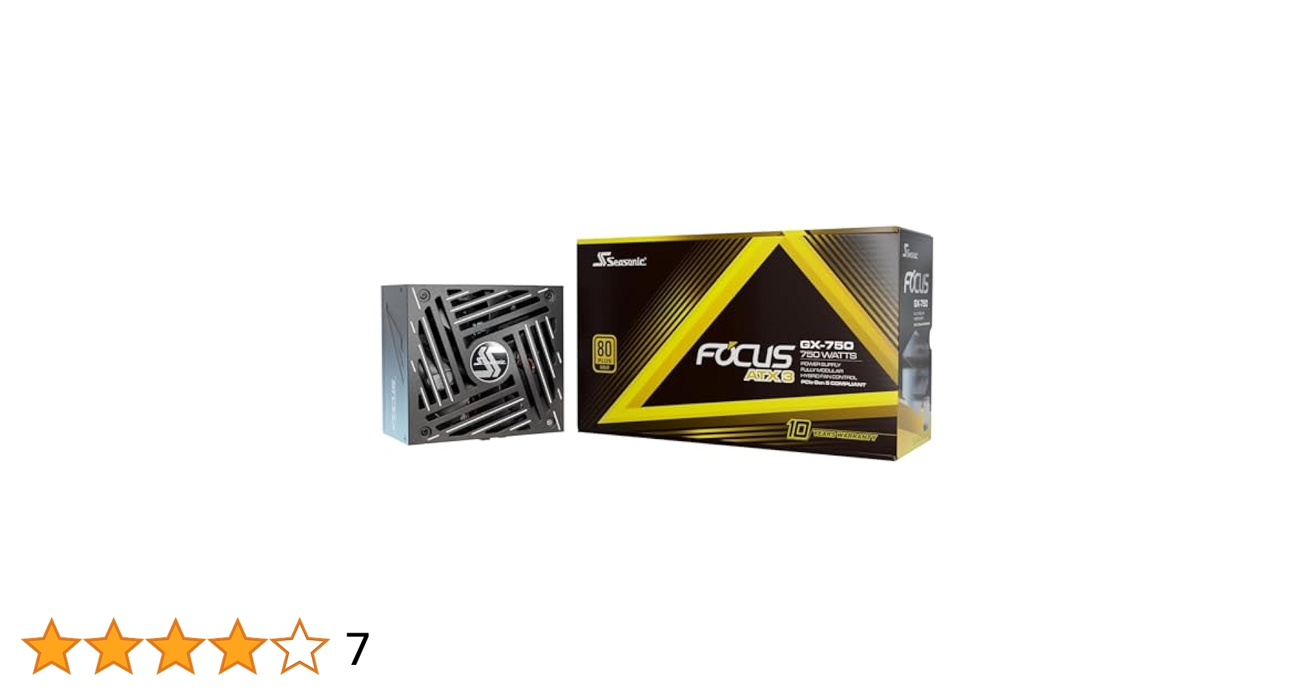 Amazon | Seasonic FOCUS GX-750 ATX3 (V4) 80PLUS GOLD 750W