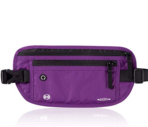 Image of Goothdurs Fanny Pack for Women Men Fashion Waist Bag Waterproof Hip Bum Bag with Adjustable Belt for Running Travel Hiking Cycling Money