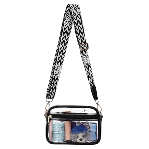Sac bandoulière transparent anti-pluie pour le sport et l'usage quotidien
