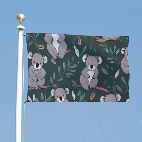 Drapeau de jardin koala durable contre la décoloration extérieure - 5