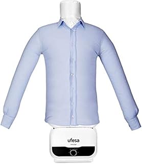 Ufesa Maniquí 2 en 1 SV1200, planchado y secado automáticos, 1200 W, elimina las arrugas, desodoriza y neutraliza los olores, temporizador de 3 horas, tallas S a XXL