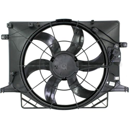 MAPHRWZ Radiator Cooling Fan Blade for Hyundai for Genesis Coupe 2.0L 2010-2012 253802M210 HY3115127