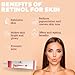 Retinol Night Moisturizer Cream 0.05% Jojoba Oil, Tea Extract, Vitamin E Firming Cream I Anti Aging, Retinol Moisturizer & Wrinkle Cream for Women, Anti Wrinkle Face 20g