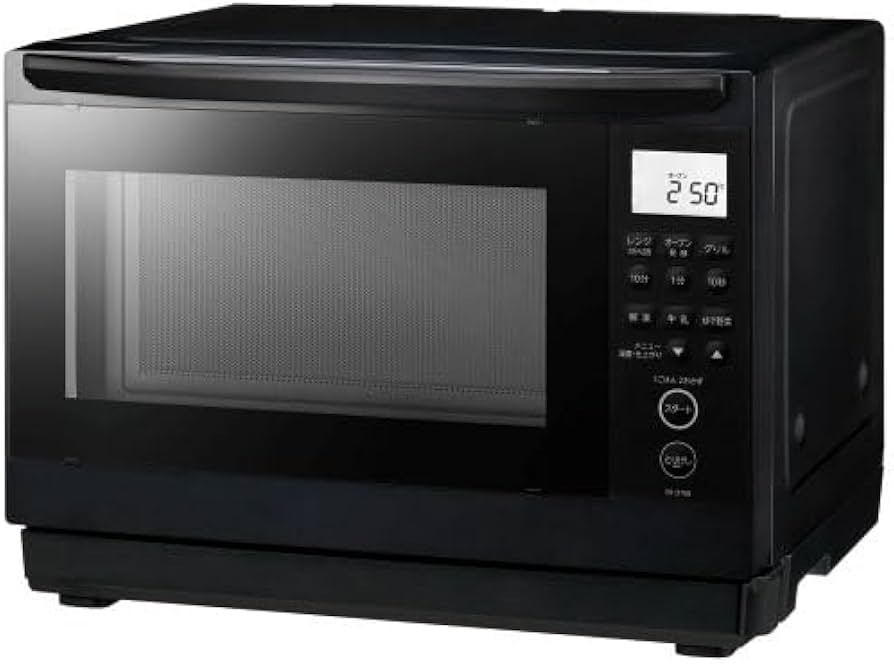 Amazon | 【セット品】石窯ドーム オーブンレンジ フラット庫内 26L