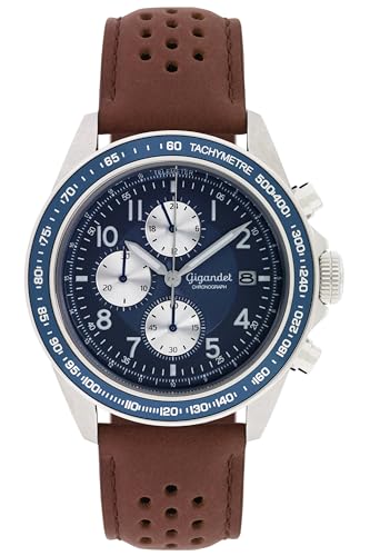 Montre Homme Quartz Japonais Gigandet avec Bracelet Cuir