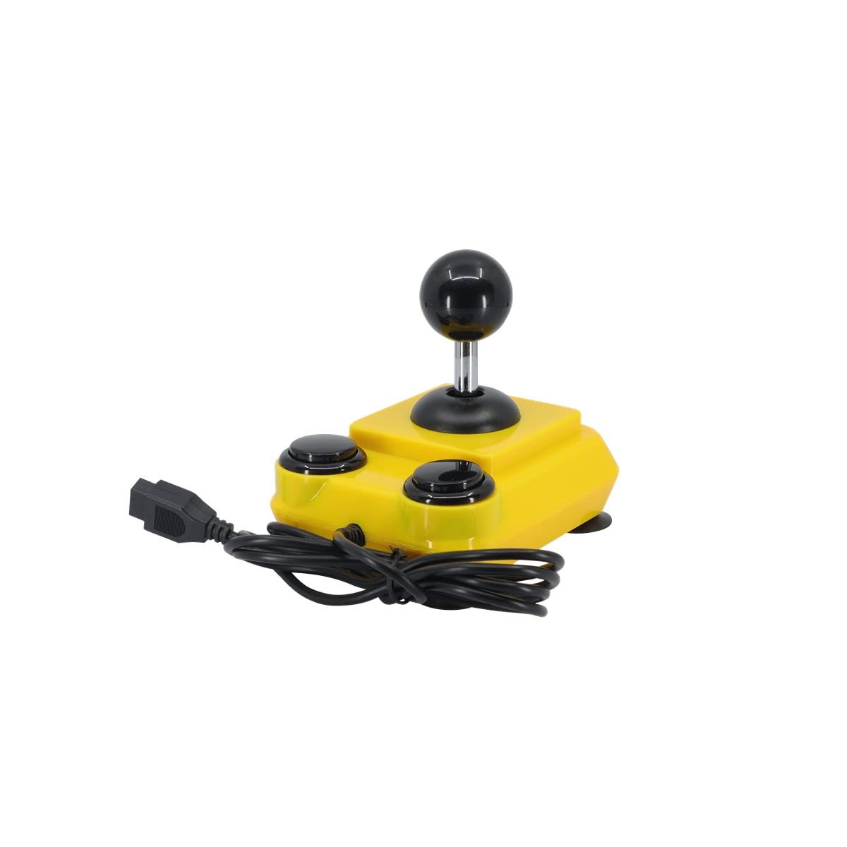 ArcadeR Joystick standard a 9 pin compatibile con Atari, Commodore, Sega ecc., Colori:giallo