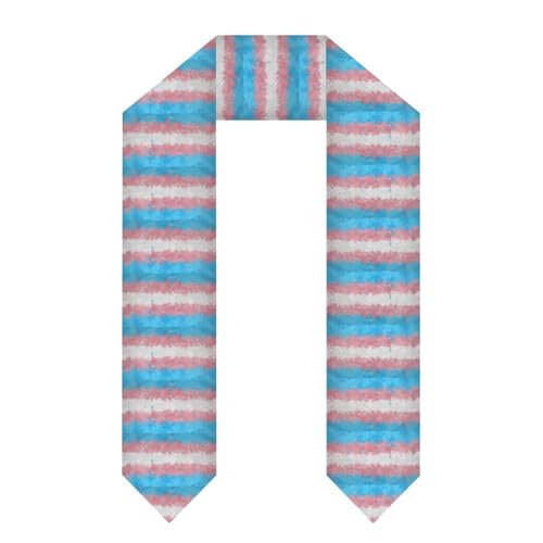 LGBTQ Transgender Pride Shawl 71x6