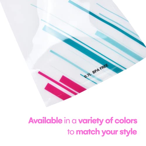 Hydrate Foldable Water Bottles 700Ml - Collapsible Plastic Water Pouch Flexible - Reusable Travel Water Bottle - Portable Soft Flask Water Bag With Carabiner Clip For Outdoor Sports, Hiking, Camping #TOP4