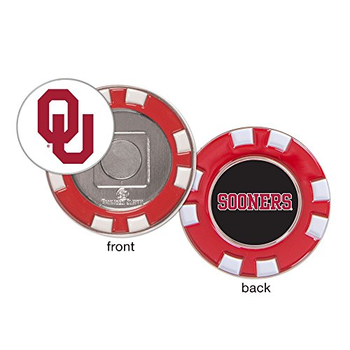 WinCraft Oklahoma Sooners Ball Marker Poker Chip Metal, 1.5