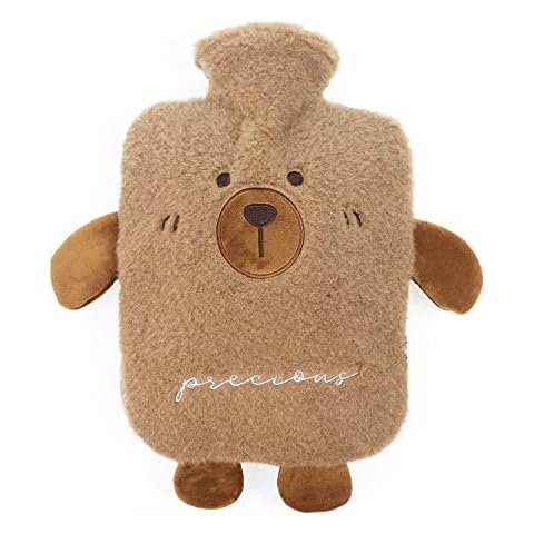 Wärmflasche mit Bezug - Wärmflasche Groß 2 Liter Gummi Wärmeflasche Cover