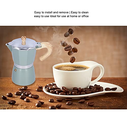 Panela de fogão Moka com aderência confortável, resistente a altas temperaturas, chaleira de café de