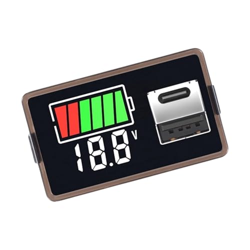 DC8V-30V USB C obe[dj^[ LEDfBXvCt h݌v ԃ}AvP[Vobe[j^[