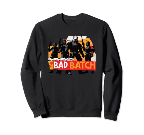 Sweat Star Wars The Clone Wars The Bad Batch de style casual pour fans