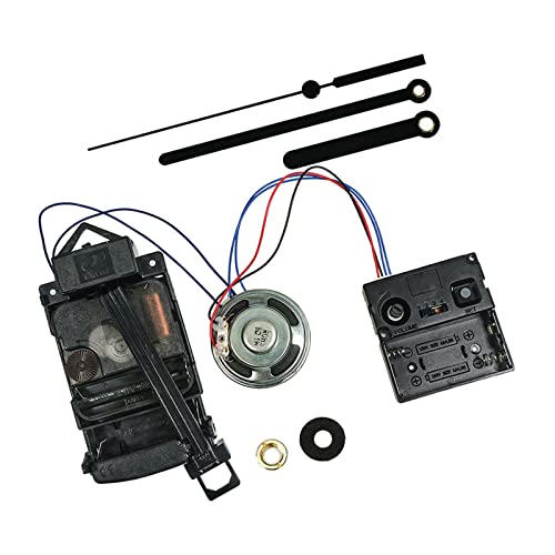FLCPJGV Mecanismo de Reloj de Pared Movimiento de Kit de Reparación Batería Accesorios de Relojería Repuesto Material Funciona sin Ruido Adecuado