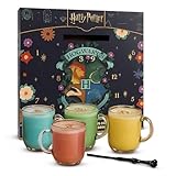 Harry Potter Hot Chocolate Advent Calendar 2025-12 Days Christmas Countdown Calendar of Delicious Colour Changing Chocolate Flavour Drinks & Stirring Wand. Harry Potter Gifts for Kids