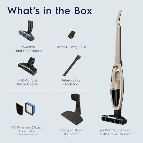 Electrolux WellQ7 Hard Floor Cordless 2-in-1 Vacuum with PowerPro Roller for Hard Surfaces, 50-Minute Run Time, 2 Power Modes, Soft Sand by Electrolux - Used condition - US$171.90