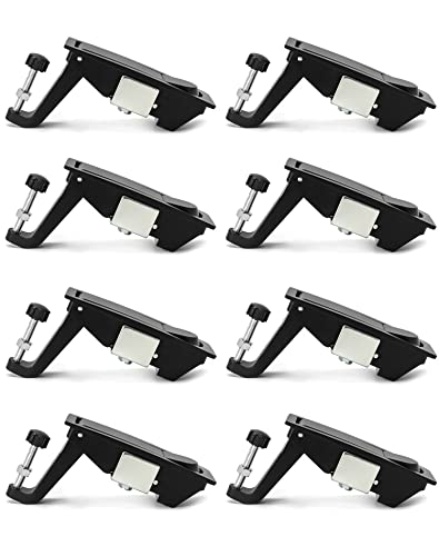 Qwork WD7734 8Pcs Compression Latch Lock Zinc Alloy Flush Lever Latch Adjustable Grip Range 0.04 Inch-0.94 Inch thumb #6