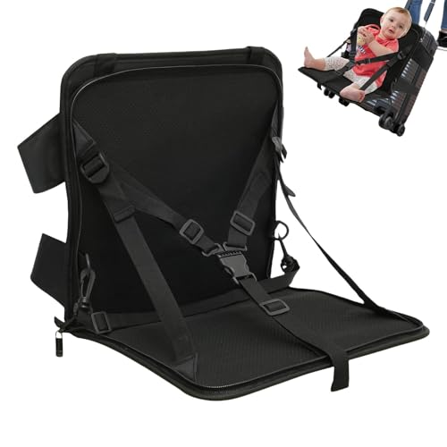 Asiento de viaje para niños pequeños, asiento de equipaje plegable ajustable, asiento de equipaje de viaje, asiento de viaje para niños, maleta de viaje para niños, asiento de maleta ligera para niños