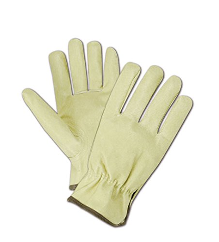 Super Sale 🛒 Magid Glove & Safety B741E-XXXL Roadmaster B741E Select Pig Grain Leather Driver-Keystone Thumb, Pig Grain Leather, 3X-Large, Off White (Pack of 12)