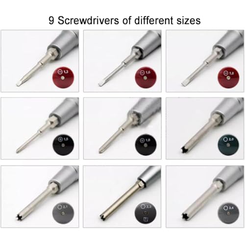 Kit d'outils de réparation de lunettes de 17 pièces avec 8 pinces fines
