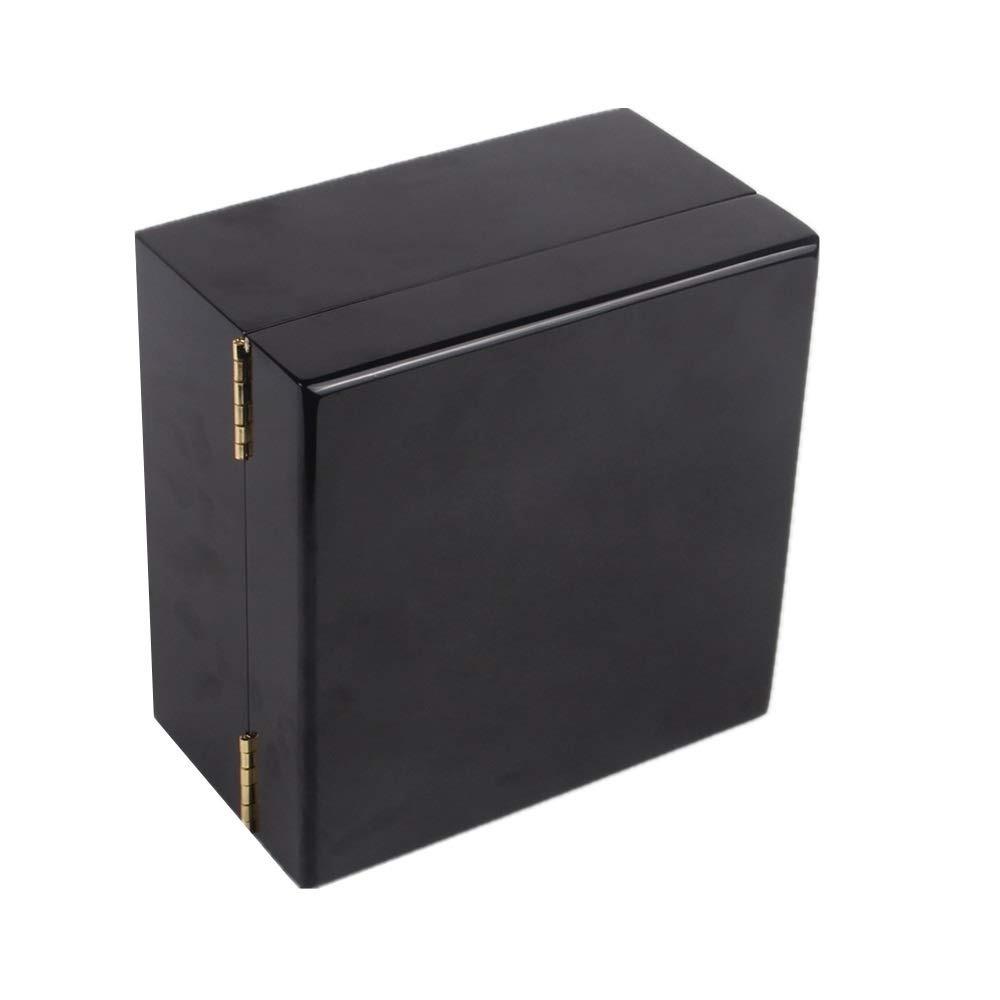 Scatole per Orologi Scatola porta orologi in legno, 2 fori, nera, altri piccoli oggetti per il Compleanno