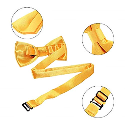 KIRALOVE Bretelle bambino - farfallino y - giallo