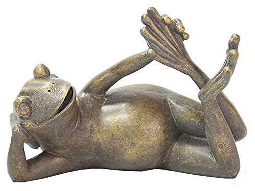 WQQLQX Statue Simulation Tier Statue Frosch Skulptur Cartoon Frosch...