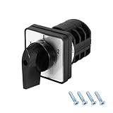 Contenido del paquete: 1 x Interruptor de cambio, 4pcs x tornillo; modelo: LW28-20 E0111/2; Color principal: Tono negro, plata, azul