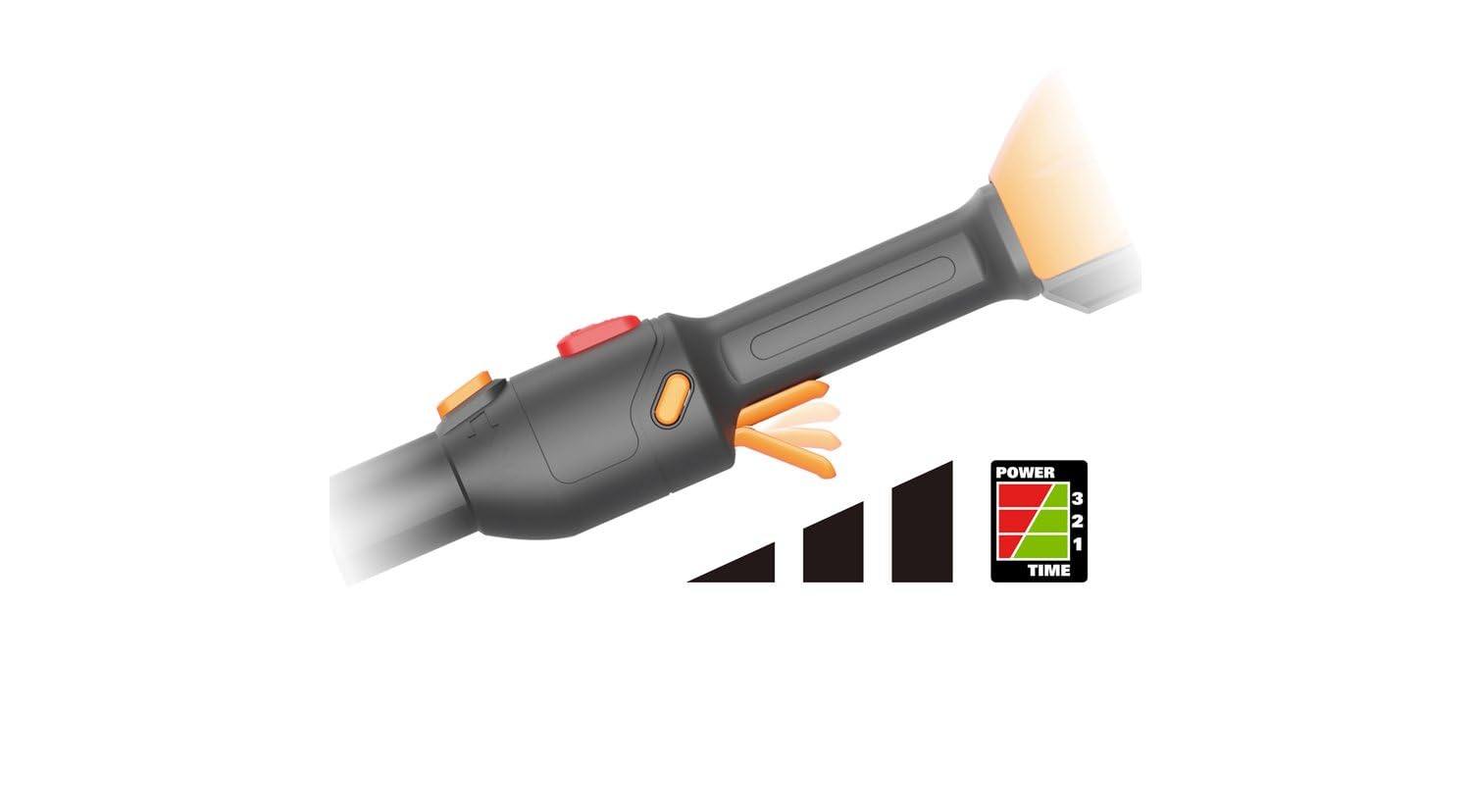 Worx WG184E.9 Podkaszarka Akumulatorowa, 72 W, Pomarańczowy, 2 x 20 V