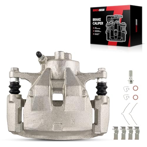 Image of Torchbeam Front Brake Caliper Right for Toyota 2007-2017 Camry, Lexus 2007-2012 2016-2018 ES350, Toyota 2008-2018 Avalon, Front Right Caliper Replace # 19B3129