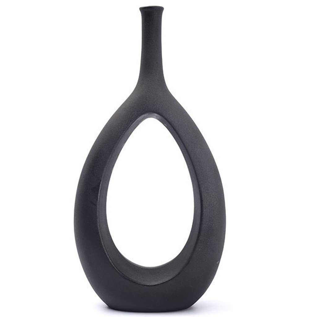 Ceramic vase， Modern Geometric Decorative Vase Figurines Ornament