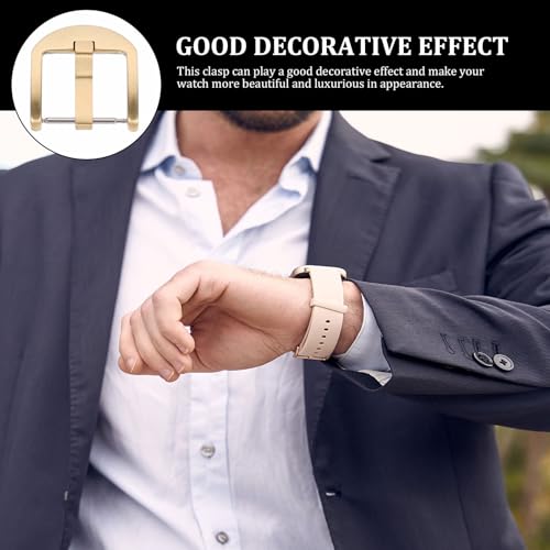 Hebilla para correa de reloj duradera en cobre sólido con un acabado decorativo premium 5