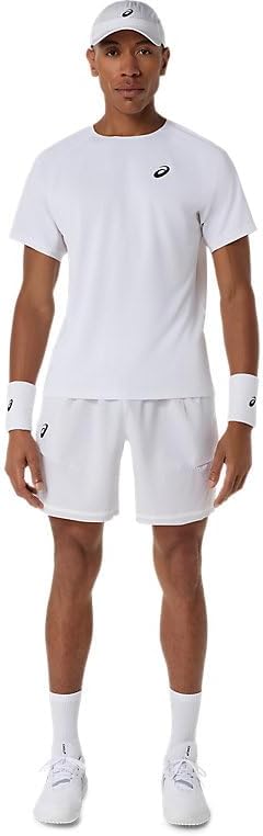 ASICS Men's Match Short Sleeve TOP Tennis Apparel