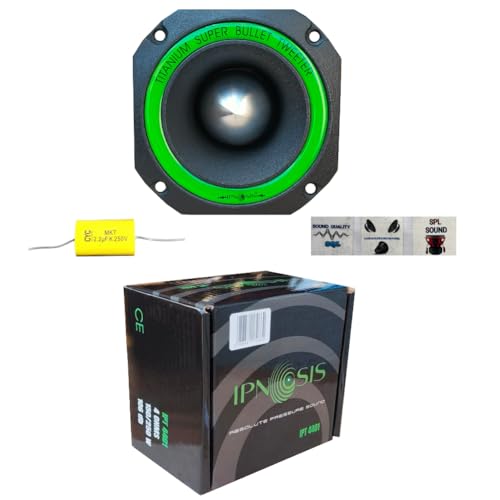 Coppia Tweeter IPT 2503 IPNOSIS - Diametro 9,8cm, 200W Max, 104dB, 4 Ohm, Con Condensatori Inclusi - Foto 2