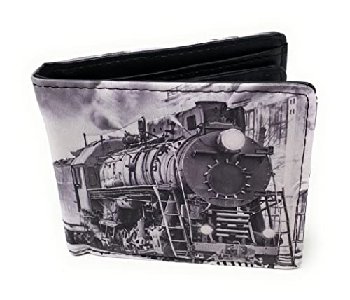 Shag Wear Train Wallet for Men and Teen Boys Vegan Faux Leather 4
