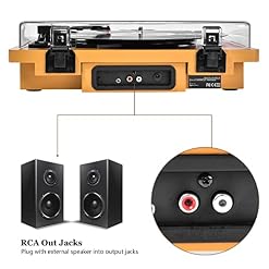 VIFLYKOO Platine Vinyle Bluetooth, Tourne Disque Vinyle avec 2 Haut-Parleurs Stéréo, 3 Vitesses, 33/45/78 u/Min, Prend… - Les Beatles, Paul McCartney, John Lennon, RIngo Starr, George Harrison VIFLYKOO Platine Vinyle Bluetooth, Tourne Disque Vinyle avec 2 Haut-Parleurs Stéréo, 3 Vitesses, 33/45/78 u/Min, Prend… – Image 2