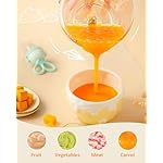 Baby Food Maker, HEYVALUE 13-in-1 Baby Food Processor Set, Fruit, Vegatable, Meat, Baby Puree Blender with Baby Containers, Food Freezer Tray, Silicone Spoons, Spatula (Gray) - Image 5