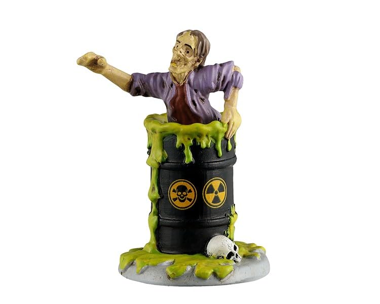 Lemax Toxic Zombie figurine village Halloween Spooky Town collectionneur