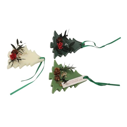 KIMISS 3PCS Sachet de Cera Aromática con Forma de Árbol de Navidad miniatura 7