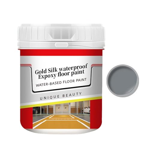 Pintura epoxi para suelos antideslizantes, impermeabilizantes epoxi, revestimiento de suelo a base de agua, sellador para suelos para bloquear el aire y el agua, pintura resistente para suelos para
