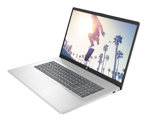 Image of HP 17 Laptop * Intel Ultra 7 255U 12-Core * Graphics * 17.3 inch HD+ Touchscreen * 32GB DDR5 * 1TB SSD * Backlit Keyboard * Fingerprint Reader * Wi-Fi 6 * 720p HD Camera * Win10 Pro