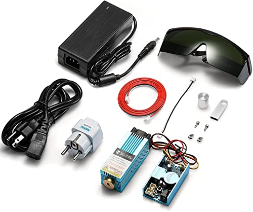 Genmitsu ブルー レーザー モジュール キット CNCルーター3018-MX3&3018-PROVer用 レーザークラス2