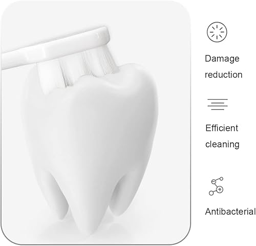 Miniatura 4 de 12 cepillos de dientes ultra suaves cepillos de dientes manuales flexibles con 22000 cerdas para adultos y dientes sensibles