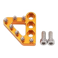 GOOFIT Red Motorcycles Rear Brake Pedal Foot Joystick CNC Aluminum