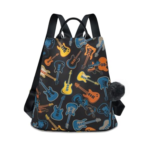 Sac à dos guitare électrique coloré pour les voyages et l'usage quotidien
