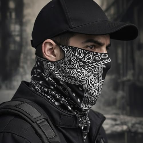 Image of Sun UV Protection Face Cover Scarf Mask Neck Gaiter Breathable Windproof Bandana Neck Gaiters