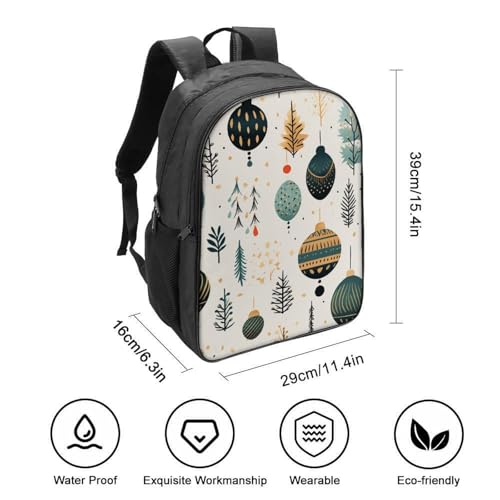Mochila escolar 3D de Navidad con estuche y bolsa para regalar en el nuevo curso 2