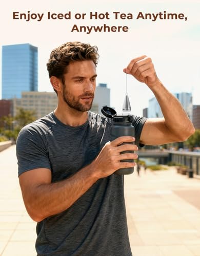 Cone Tea Infusers for Loose Leaf Tea, 304 Stainless Steel Tea Strainer Fine Mesh, 1.8” x 3” Loose Leaf Tea Steeper with a Drip Tray - Image 6