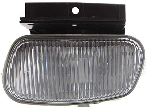 Evan Fischer Front, Driver and Passenger Side Fog Light Compatible with 1998-2000 Ford Ranger, Fits 1998-2000 Mazda B4000, 1998-2000 B3000 & 1998-2000 B2500 - FO2593198, FO2592198