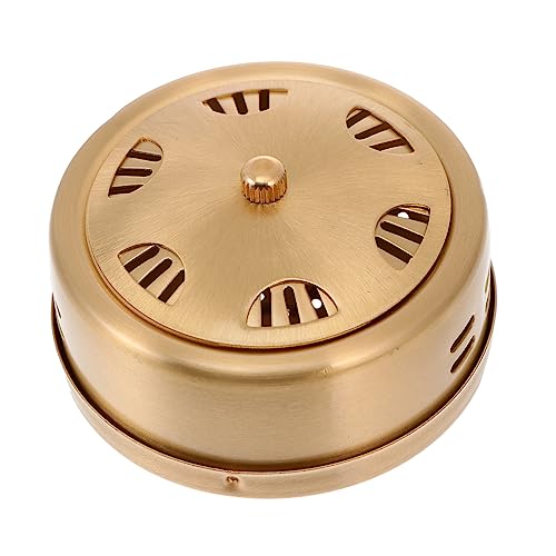 Ipetboom Convenient Moxa Massage Box Portable Moxibustion Therapy Tool Lightweight Copper Moxa Burner for Whole Body Use Promotes Blood Circulation for Home and Travel